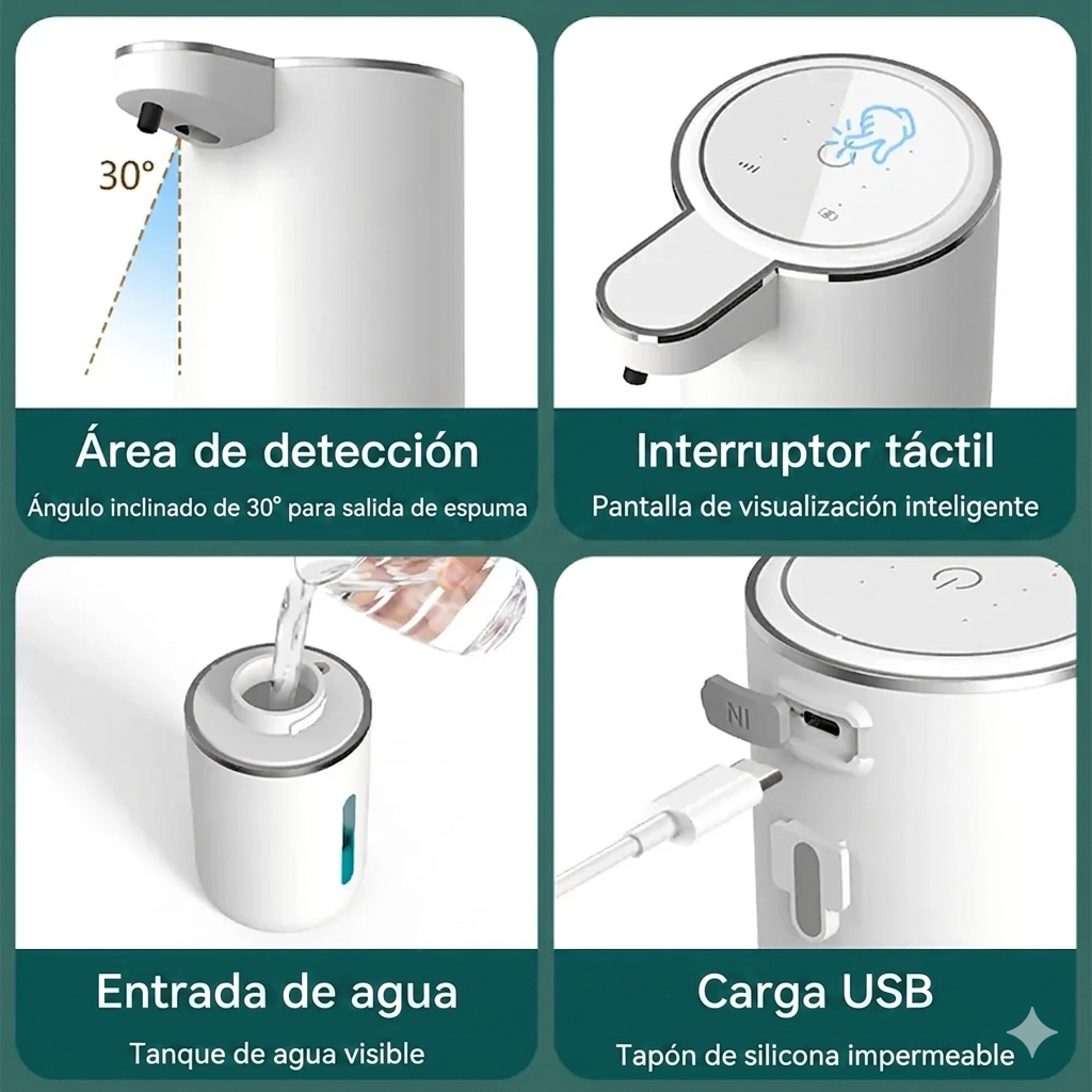 DISPENSADOR DE JABÓN AUTOMATICO
